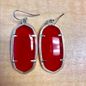 Kendra Scott Elle Red Earrings